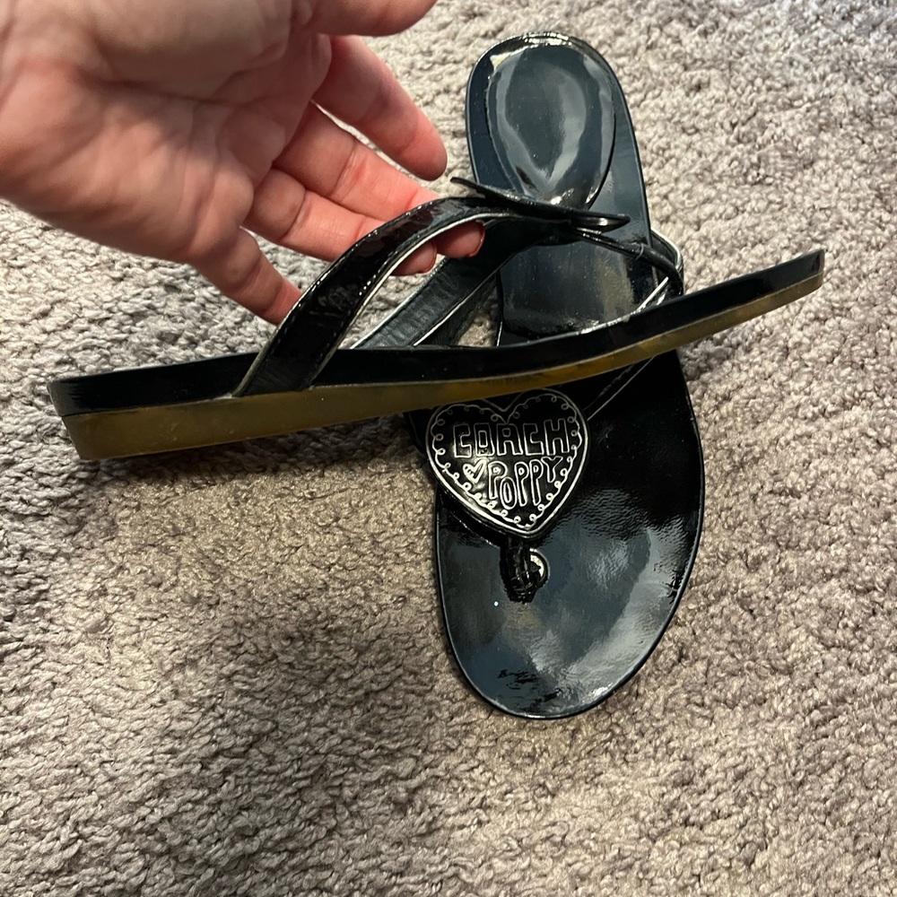Coach Poppy Flip Flops - Picture 3 of 5